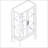 2 Doors Curio Cabinet
