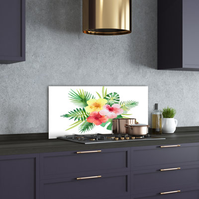 Robersonville 50cm W x 100cm L Glass Peel and Stick Panel