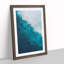 Ocean Droplets in Abstract - Framed Print-48306992-86304957