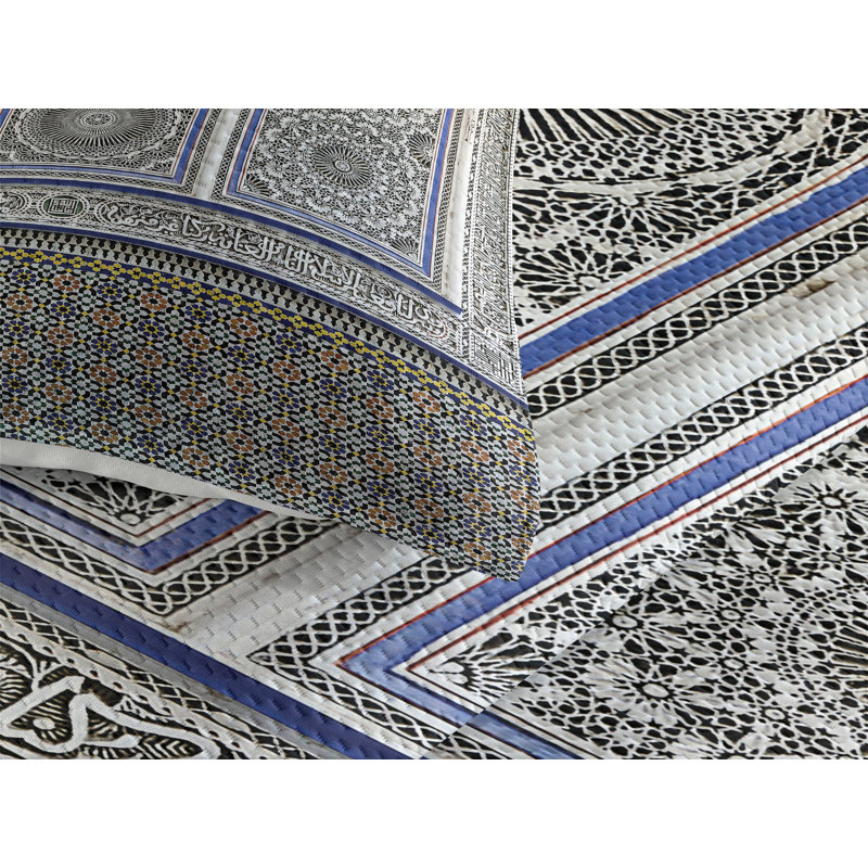 Eclectic Polyester Coverlet