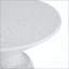 Table d'appoint MGO rétro avec piédestal texturé