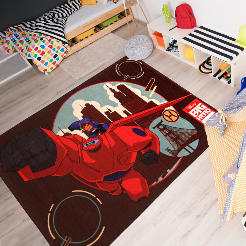 Rectangle Abstract Machine Tufted Polyester Rug