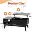 Ensemble de tables basses à plateau relevable avec 2 tables de bout - Table basse et tables d'appoint noires-1065624499