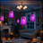 Halloween Light Up Hanging Ghosts (6 Pcs, 2025 New) - 20 LED Dual-Color Lights, 8 Lighting Modes, 8H/16H Timer, Indoor Outdoor Porch Tree Decor