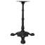H27.95 Cast Iron Table Base With 3 Tiger Claw Feet, Table Leg Black