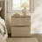 Modern Fluted 2-Drawer Nightstand-1126232591
