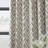 Rami Geo Contemporary Cotton Room Darkening Curtains- Single Panel-1858947793-1858947802
