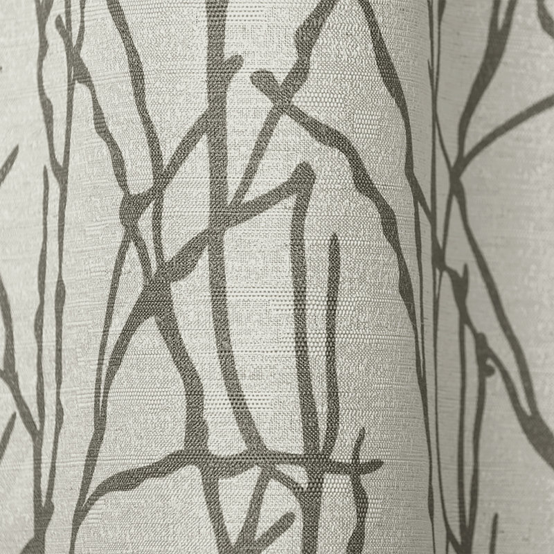 Bellicent Floral Semi-Sheer Grommet Curtain Panels, 54" W x 108" L, Natural