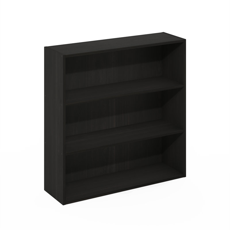 Bibliothèque Pasir, Espresso, (3 tablettes) H 31,5 po x l 31,34 po x P 9,29 po
