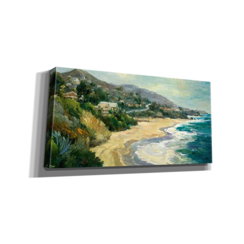 «Seaside Cove» par Allayn Stevens, art mural sur toile, H 12 po x l 24 po x P 0,75 po