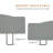 Upholstered Linen Headboard with Adjustable Height-1015513040-1015513043