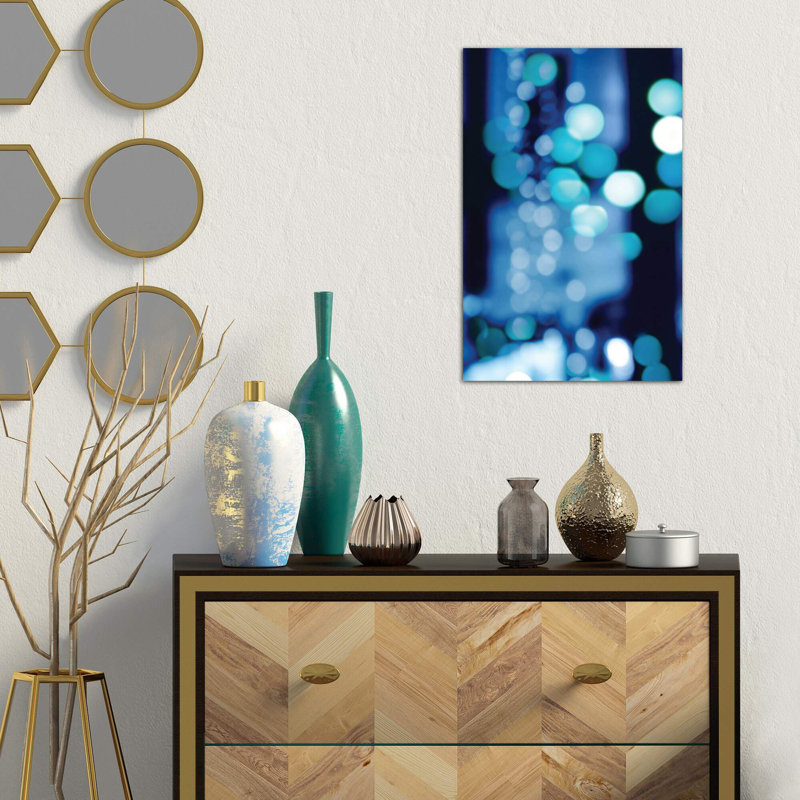 Brilliant Blue Triptych I by Kate Carrigan - Wrapped Canvas Print, 66.04 cm H x 45.72 cm W x 1.91 cm D