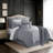 Willow Pewter Coverlet & 1 Sham Set Twin-120906937