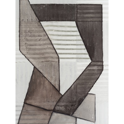 Folding Geo II by Vanna Lam - Wrapped Canvas Print
