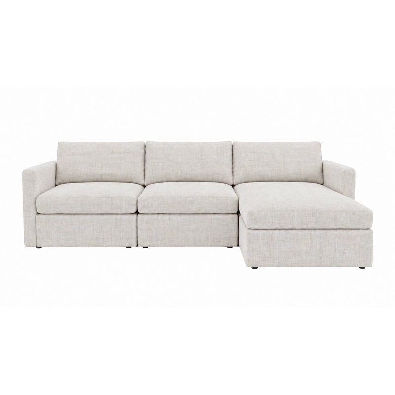 Canapé modulaire rembourré 3 pièces Waylon, 7625 olive