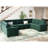 Shavera 8 - Piece Large U Shaped Corner Sofa Sectional Modular Sofa Living Room Couch Party Room Sofa-179979974
