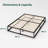Dekker Metal Platform Bed with Wooden slat support 25cm/10in Height-103687298-20407052