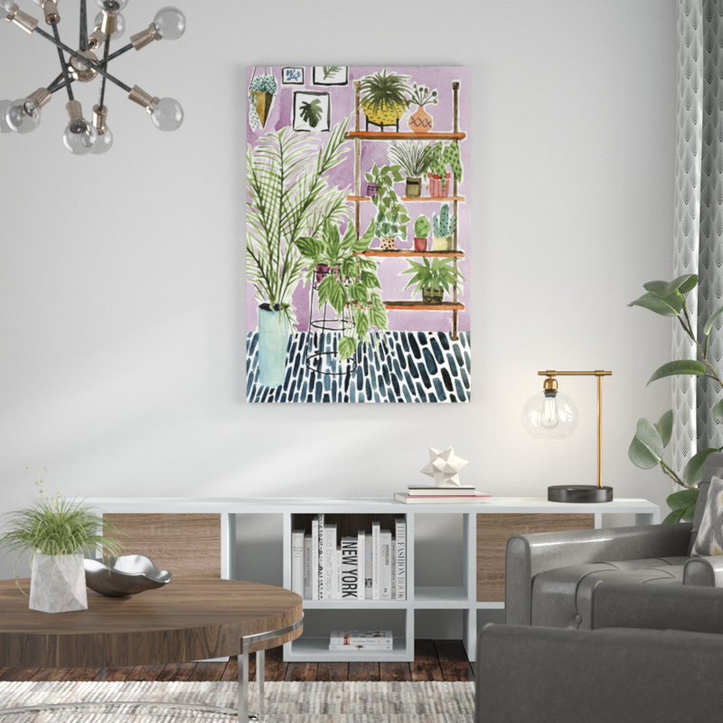 Way to the Jungle II by Melissa Wang - Painting, 122cm H x 81cm W, Wrapped Canvas