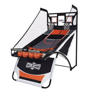 Franklin Sports Basketball Arcade Shootout - Indoor Electronic Double  Basketball Hoop Game - Dual Pro Hoops Basketball Shooting with Electronic