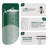 Adjustable 12" Rectangular High Pressure Dual Shower Head with 8-Spray Handheld Shower-100235851