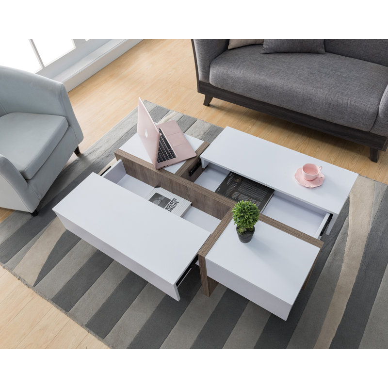 Winon Block Coffee Table with Storage