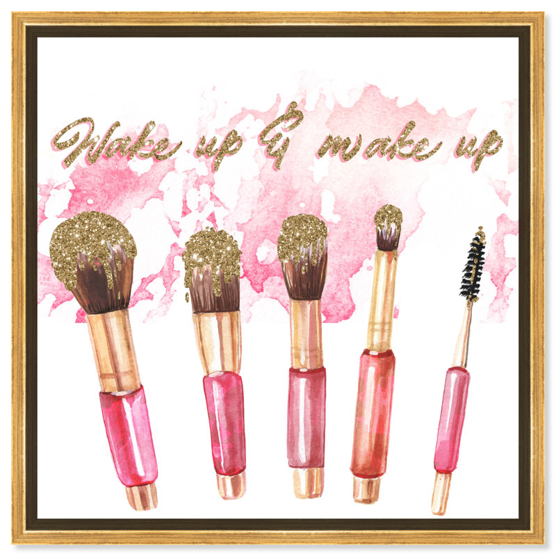 «Fashion and Glam Wake Up and Make Up Mak déguisement», reproduction d'art sur toile, H 40 po x l 40 po x P 2 po