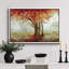 Automne, automne, "Érable orange dans la nature, paysage, grande impression sur toile encadrée"-99142284-99142287