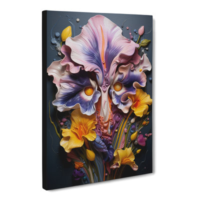 Iris Flower Neo-Plasticism - Print