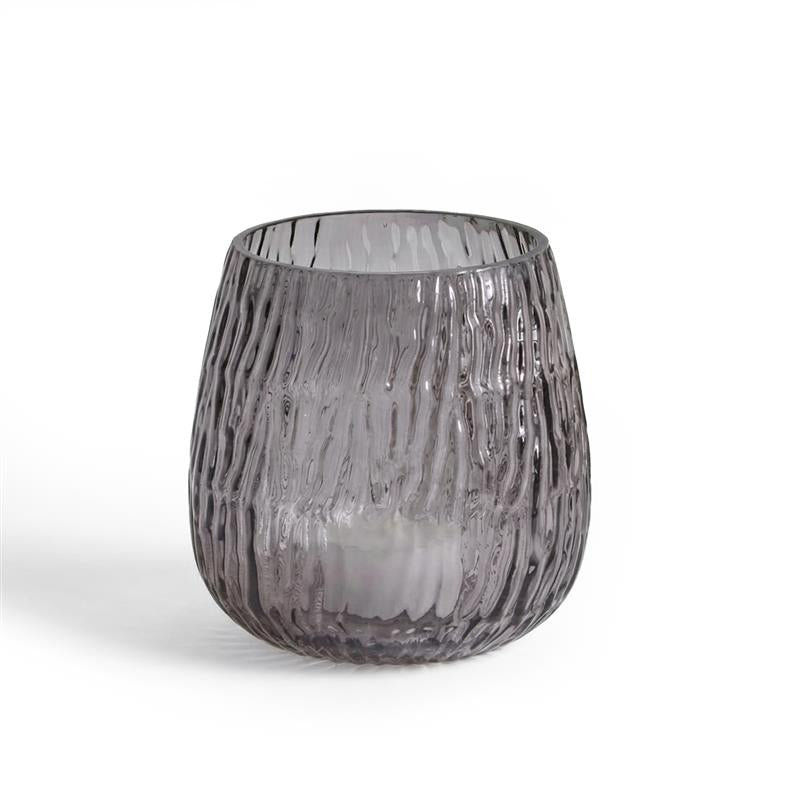 Glass Tabletop Candle Accessories, Grey