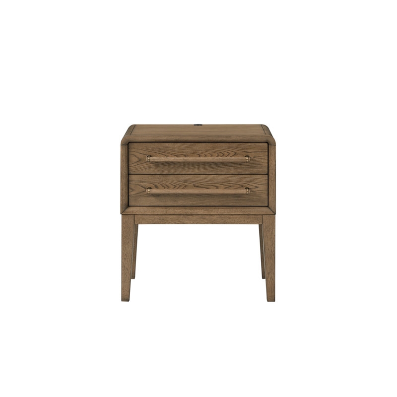 Petite table de chevet, Marron clair