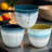 6in Assorted Watercolor Indoor/Outdoor Planter - 3pc Set