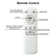 66 Inch Ceiling Fan With 6 Speed Wind 8 Blades Remote Control Reversible Dc Motor With Light