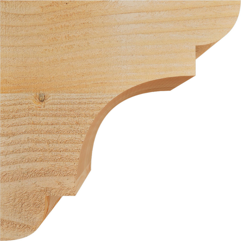 New Brighton Corbel, 12" H x 6" W x 12" D, Douglas Fir, Rough Sawn