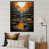 Black Floater Framed