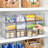 4-pack Clear Stackable Storage Drawers