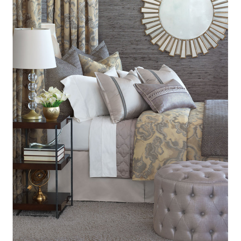 Amal Pleated Bed Skirt, California King