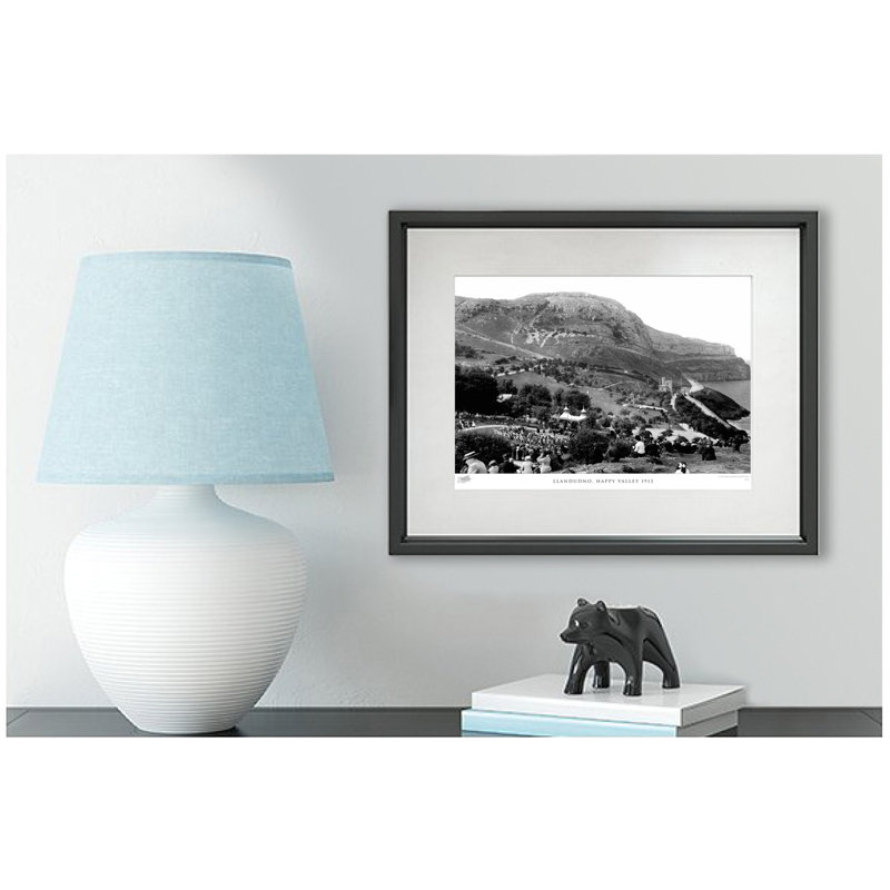 Llandudno, Happy Valley 1913 - Single Picture Frame Print, 28cm H x 36cm W x 2.3cm D