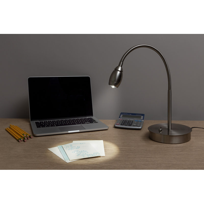 Soho Adjustable Metal Desk Lamp, Nickel