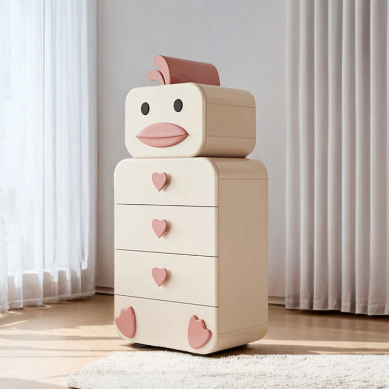 Commode d'appoint Modern Creative, Blanc cassé