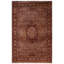 Overdyed Hand-Knotted Wool Modern-Contemporary Brown Area Rug 6' 1" x 9' 2"