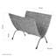 Montego Metal Free Standing Magazine Rack