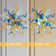 6 - Light Hand Blown Glass Modern Linear Sputnik Chandelier