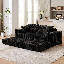 Canapé modulaire à compression de l 80 po avec repose-pieds Boneless-1508711863