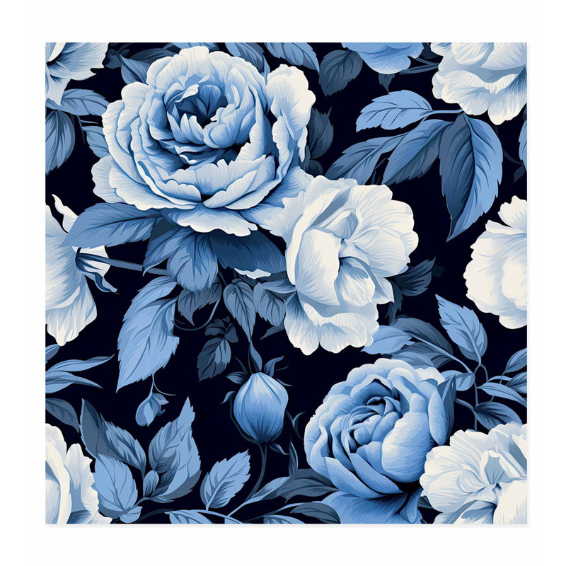 Impression florale florale William Morris, H 20 po x l 20 po