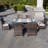 Ardala 6 - Person Wicker Patio Dining Set with Rectangular Table , Cushions Included-139898202