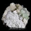 Esthétique apophyllite et stilbite sur calcédoine