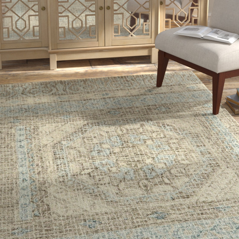 Zeinab Wool Oriental Indoor Rug, Rectangle 9'3" x 13'