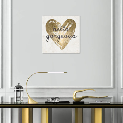 Gorgeous Salute - Art textuel sur toile