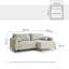 3 Seater Reclining Corner Sofa -683292770-683292775
