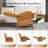 Maulin 37.5'' Wide Leather Dual Motors Lift Assist Power Massage Chairs with Heating Massager by Remote Control-470710504